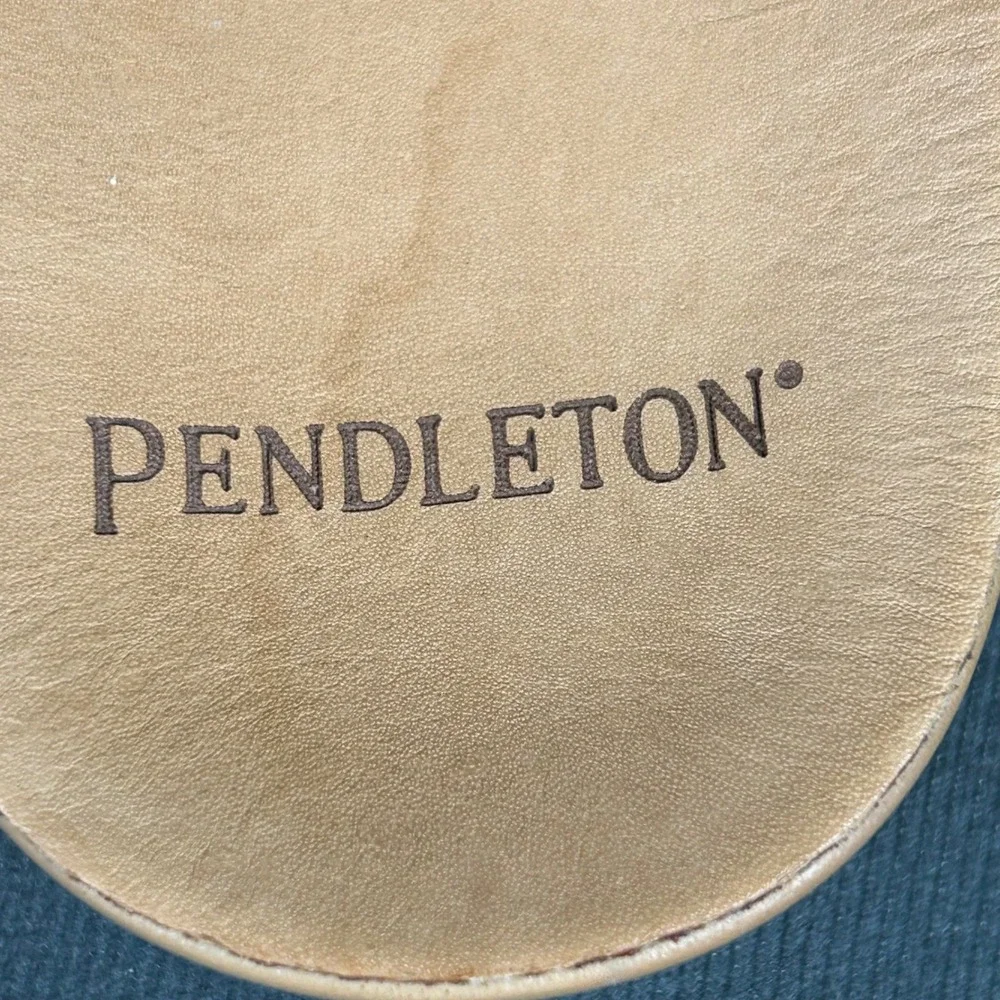 Pendleton‎ Desert Dawn Womens Blue Aztec Geo Slide Slip On Sandals Size 6M